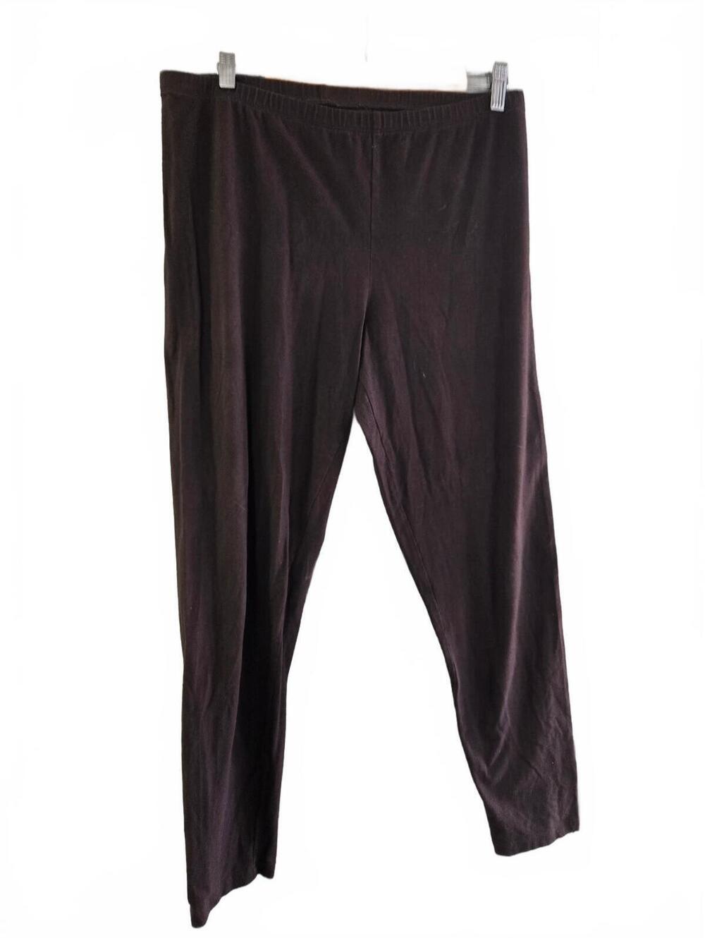 Simply Vera Vera Wang Women's Brown Cotton Spandex Leggings XL